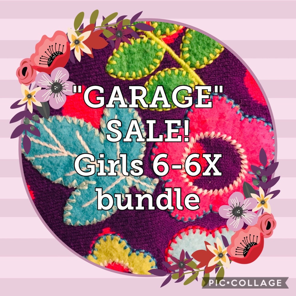 "GARAGE" SALE! Girls 6-6X Bundle.